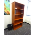 Light Cherry 5 Shelf bookshelf, Bookcase